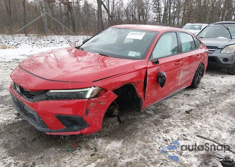 2022 Honda Civic Sport z USA, uszkodzony, nr VIN 19XFL2H88NE003346